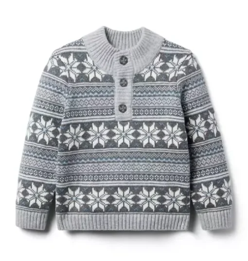 Snowflake Fair Isle Sweater