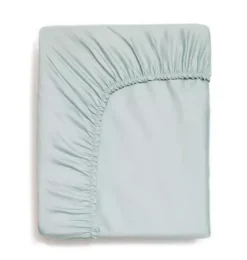 Solid Fitted Twin Sheet - Aqua