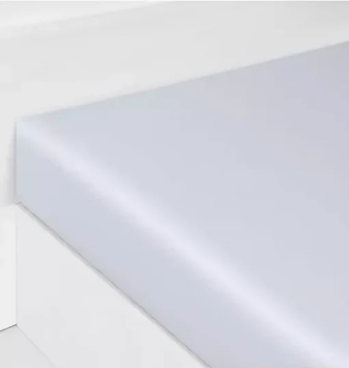 Solid Fitted Twin Sheet - Blue