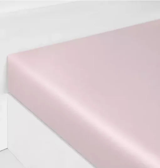 Solid Fitted Twin Sheet - Rose