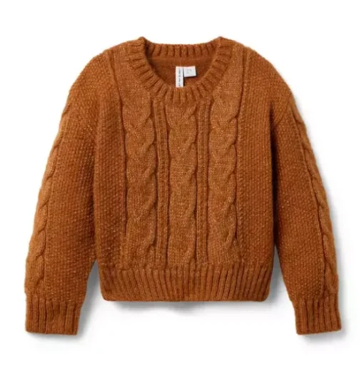 Sparkle Cable Knit Sweater