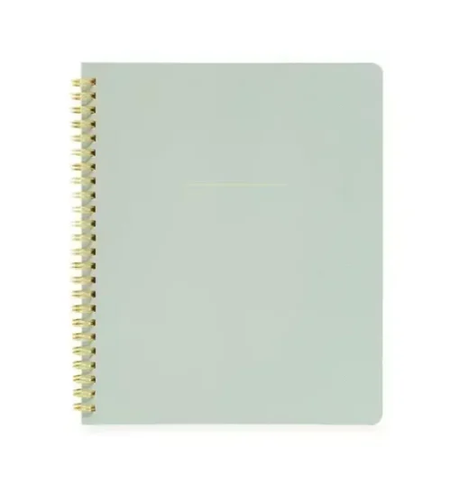 Spiral Notebook, Office Green