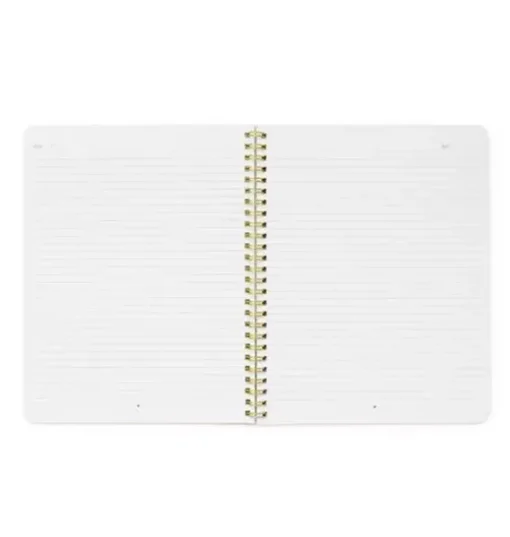 Spiral Notebook, Office Green