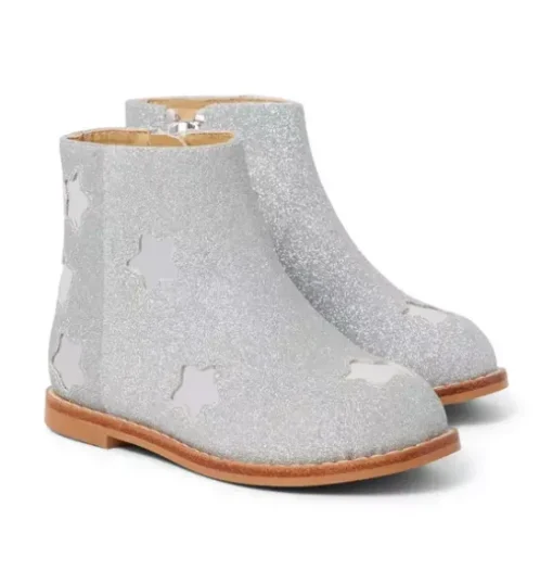 Star Sparkle Side Zip Bootie
