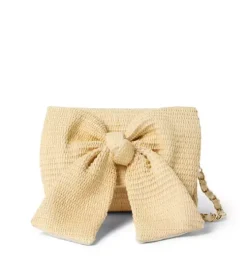 Straw Bow Purse