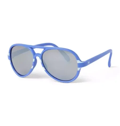 Stripe Aviator Sunglasses