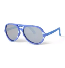 Stripe Aviator Sunglasses