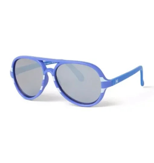 Stripe Aviator Sunglasses