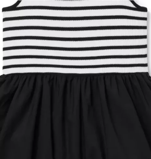 Striped Bubble Hem Dress