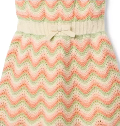 Striped Crochet Dress