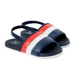 Striped Perforated Pool Slide