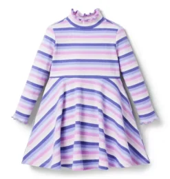 Striped Ribbed Dress
