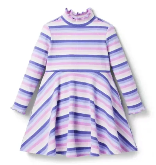 Striped Ribbed Dress