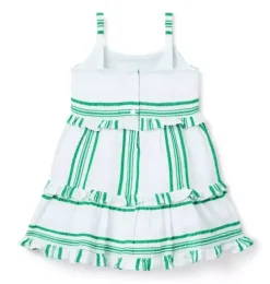 Striped Ruffle Dress