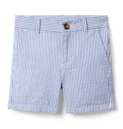 Striped Seersucker Short