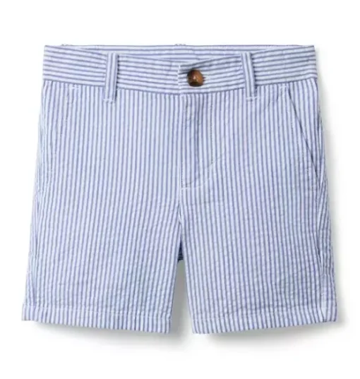 Striped Seersucker Short