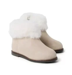Suede Faux Fur Bootie