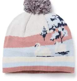 Swan Pom Beanie