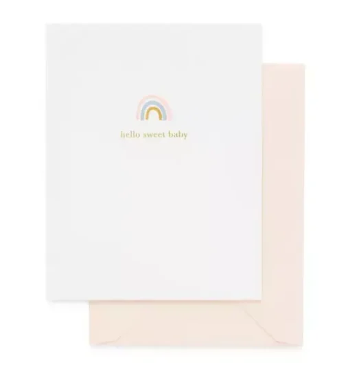 Sweet Baby, Rainbow Greeting Card