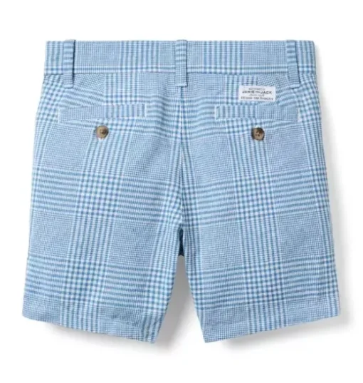 Tattersall Linen-Cotton Short