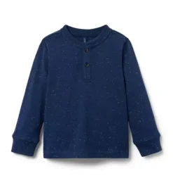 Textured Henley Tee