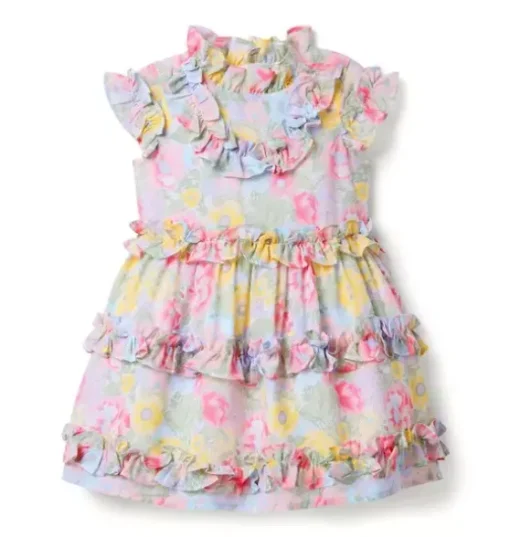 The All Abloom Chiffon Dress