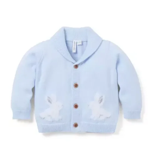 The Bunny Shawl Collar Baby Cardigan