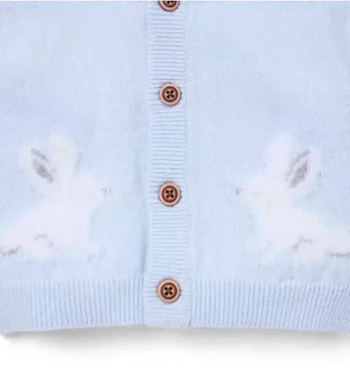 The Bunny Shawl Collar Baby Cardigan