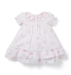 The Bunny Toile Baby Dress