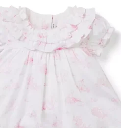 The Bunny Toile Baby Dress