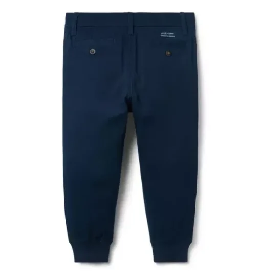 The Button Twill Jogger