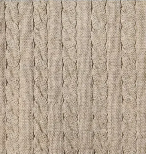 The Cable Knit Polo Cardigan