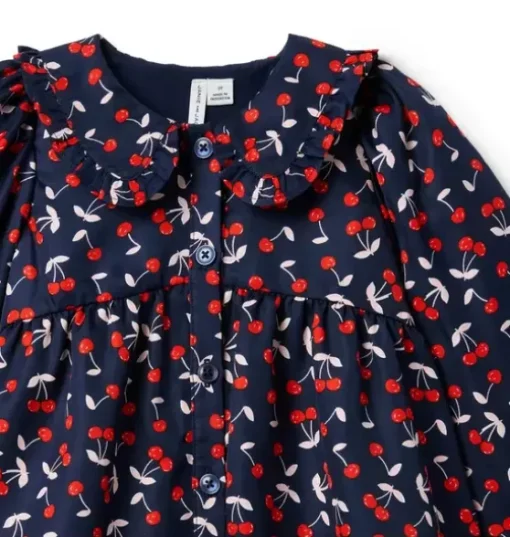 The Cherry Collared Dress