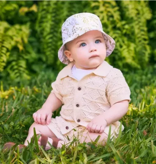 The Crochet Cabana Matching Baby Set