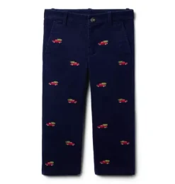 The Embroidered Holiday Corduroy Pant