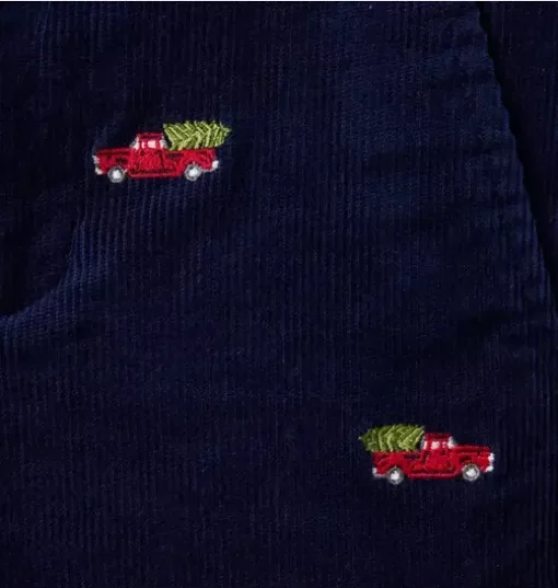 The Embroidered Holiday Corduroy Pant
