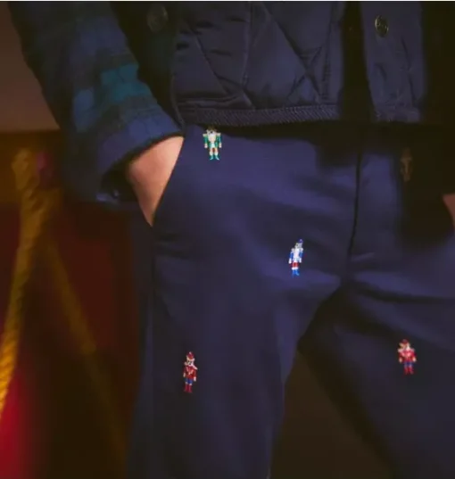 The Embroidered Nutcracker Dog Pant