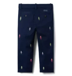 The Embroidered Nutcracker Dog Pant