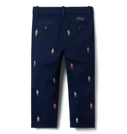 The Embroidered Nutcracker Dog Pant
