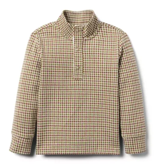 The Houndstooth Jacquard Pullover