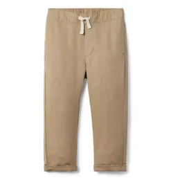 The Linen-Cotton Pull-On Pant
