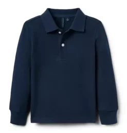 The Long Sleeve Pique Polo