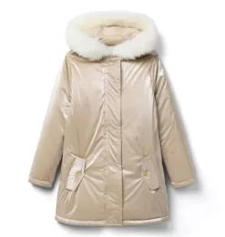 The Metallic Puffer Coat