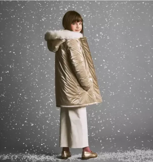 The Metallic Puffer Coat