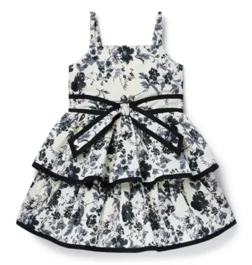 The Noir Floral Dress