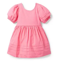 The Pintuck Puff Sleeve Dress