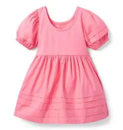 The Pintuck Puff Sleeve Dress