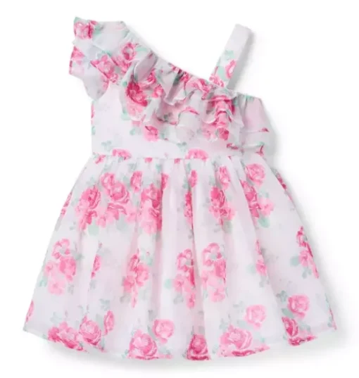 The Rose Ruffle Party Dress