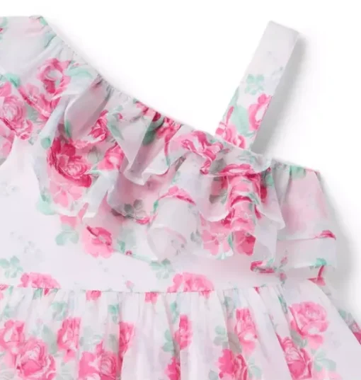 The Rose Ruffle Party Dress
