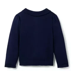 The Scallop Trim Cardigan
